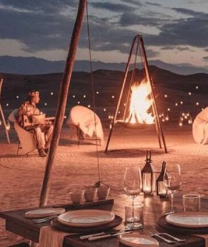 Marrakech desert dinner
